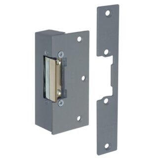 CQR ADCN203+S/FLEX Rim With Mortice Face Plate Electric Release 12V AC/DC Fail Locked With Adjustable Jaw - Grey (LEAD TIME: 2-3 DAYS)