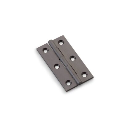 Alexander & Wilks AW064-CH-DBZ Heavy Pattern Solid Brass Cabinet Butt Hinge - Dark Bronze - 2.5" (LEAD TIME: 2-3 DAYS)