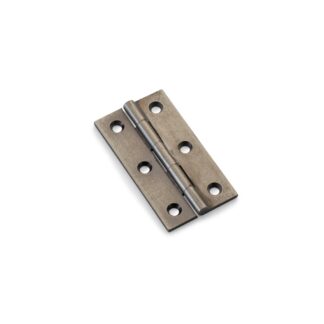 Alexander & Wilks AW064-CH-PWT Heavy Pattern Solid Brass Cabinet Butt Hinge - Pewter - 2.5" (LEAD TIME: 2-3 DAYS)