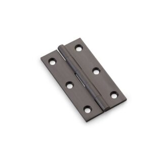 Alexander & Wilks AW075-CH-DBZ Heavy Pattern Solid Brass Cabinet Butt Hinge - Dark Bronze - 3" (LEAD TIME: 2-3 DAYS)
