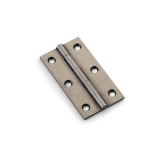 Alexander & Wilks AW075-CH-PWT Heavy Pattern Solid Brass Cabinet Butt Hinge - Pewter - 3" (LEAD TIME: 2-3 DAYS)