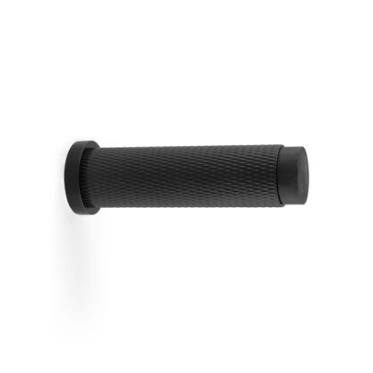 Alexander & Wilks AW600-75-BL Brunel Knurled Door Stop - Black (LEAD TIME: 2-3 DAYS)