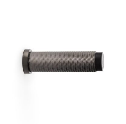 Alexander & Wilks AW600-75-DBZPVD Brunel Knurled Door Stop - Dark Bronze PVD (LEAD TIME: 2-3 DAYS)