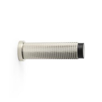 Alexander & Wilks AW600-75-PNPVD Brunel Knurled Door Stop - Polished Nickel PVD (LEAD TIME: 2-3 DAYS)