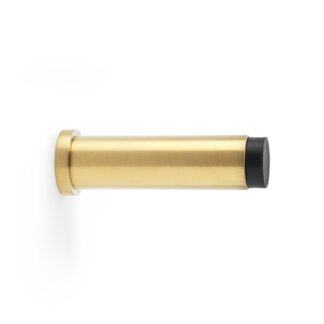Alexander & Wilks AW601-75-SBPVD Plain Projection Cylinder Door Stop - Satin Brass PVD (LEAD TIME: 2-3 DAYS)