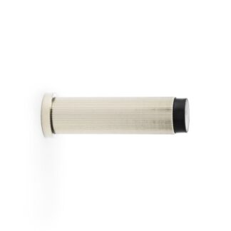 Alexander & Wilks AW602-75-PNPVD Reeded Projection Door Stop - Polished Nickel PVD (LEAD TIME: 2-3 DAYS)