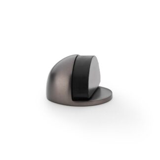 Alexander & Wilks AW631DBZ Shield Floor Mounted Door Stop - Dark Bronze (LEAD TIME: 2-3 DAYS)