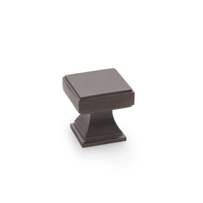 Alexander & Wilks AW806-30-DBZPVD Jesper Square Cupboard Knob - Dark Bronze PVD (LEAD TIME: 2-3 DAYS)