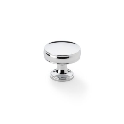 Alexander & Wilks AW808-32-PC Lynd Cupboard Knob - Polished Chrome - 32mm (LEAD TIME: 2-3 DAYS)