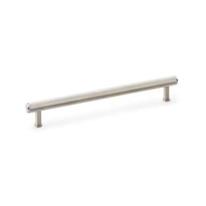 Alexander & Wilks AW809-224-SN Crispin Knurled T-bar Cupboard Pull Handle - Satin Nickel - Centres 224mm (LEAD TIME: 2-3 DAYS)