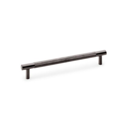 Alexander & Wilks AW810-160-DBZPVD Brunel Knurled T-Bar Cupboard Handle - Dark Bronze PVD - Centres 160mm (LEAD TIME: 2-3 DAYS)