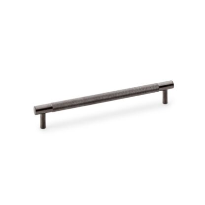 Alexander & Wilks AW810-192-DBZPVD Brunel Knurled T-Bar Cupboard Handle - Dark Bronze PVD - Centres 192mm (LEAD TIME: 2-3 DAYS)