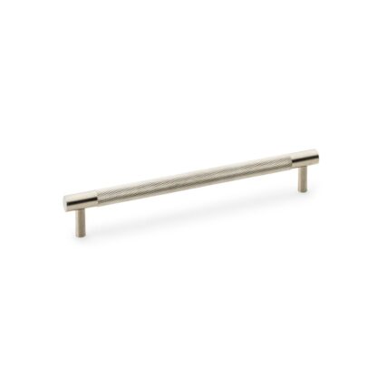 Alexander & Wilks AW810-192-SN Brunel Knurled T-Bar Cupboard Handle - Satin Nickel - Centres 192mm (LEAD TIME: 2-3 DAYS)