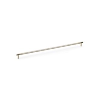 Alexander & Wilks AW810-448-SN Brunel Knurled T-Bar Cupboard Handle - Satin Nickel - Centres 448mm (LEAD TIME: 2-3 DAYS)