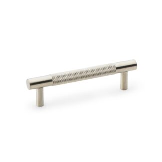 Alexander & Wilks AW810-96-SN Brunel Knurled T-Bar Cupboard Handle - Satin Nickel - Centres 96mm (LEAD TIME: 2-3 DAYS)