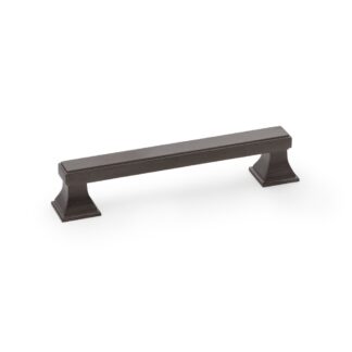 Alexander & Wilks AW813-128-DBZPVD Jesper Square Cabinet Pull Handle - Dark Bronze PVD - Centres 128mm (LEAD TIME: 2-3 DAYS)