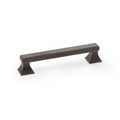 Alexander & Wilks AW813-128-DBZPVD Jesper Square Cabinet Pull Handle - Dark Bronze PVD - Centres 128mm (LEAD TIME: 2-3 DAYS)