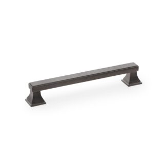 Alexander & Wilks AW813-160-DBZPVD Jesper Square Cabinet Pull Handle - Dark Bronze PVD - Centres 160mm (LEAD TIME: 2-3 DAYS)