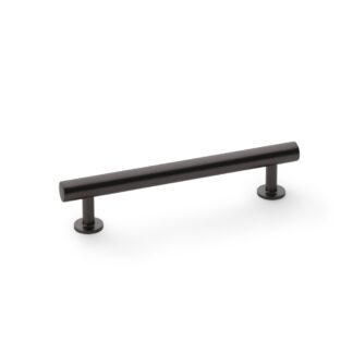 Alexander & Wilks AW814-128-DBZ Round T-Bar Cabinet Pull Handle - Dark Bronze - Centres 128mm (LEAD TIME: 2-3 DAYS)