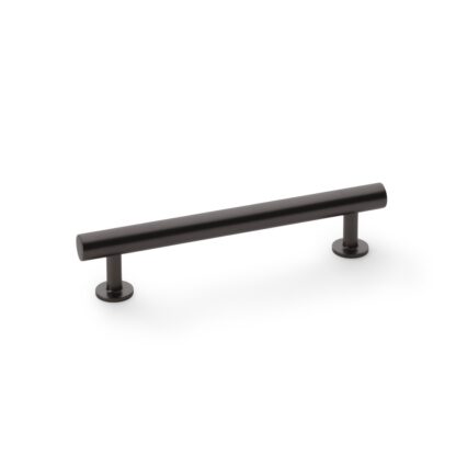 Alexander & Wilks AW814-128-DBZ Round T-Bar Cabinet Pull Handle - Dark Bronze - Centres 128mm (LEAD TIME: 2-3 DAYS)