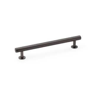 Alexander & Wilks AW814-160-DBZ Round T-Bar Cabinet Pull Handle - Dark Bronze - Centres 160mm (LEAD TIME: 2-3 DAYS)