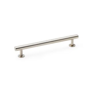 Alexander & Wilks AW814-160-SN Round T-Bar Cabinet Pull Handle - Satin Nickel - Centres 160mm (LEAD TIME: 2-3 DAYS)