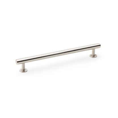 Alexander & Wilks AW814-192-SN Round T-Bar Cabinet Pull Handle - Satin Nickel - Centres 192mm (LEAD TIME: 2-3 DAYS)
