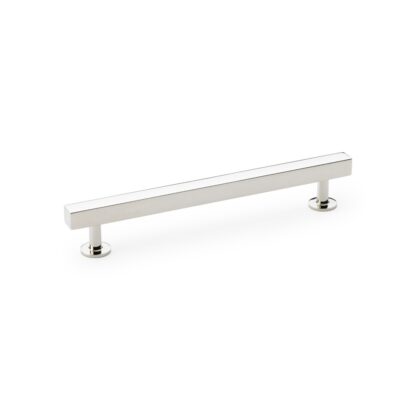 Alexander & Wilks AW815-160-PN Square T-Bar Cabinet Pull Handle - Polished Nickel - Centres 160mm (LEAD TIME: 2-3 DAYS)