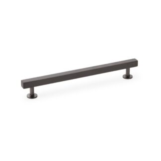 Alexander & Wilks AW815-192-DBZ Square T-Bar Cabinet Pull Handle - Dark Bronze - Centres 192mm (LEAD TIME: 2-3 DAYS)