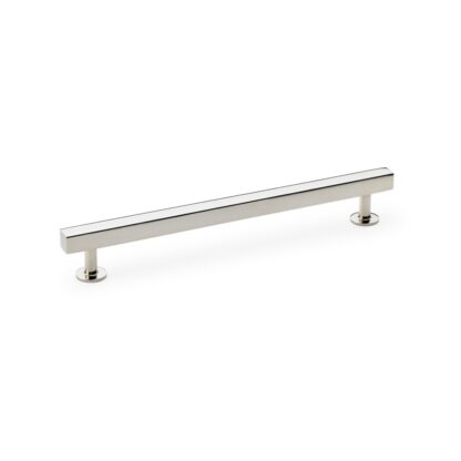 Alexander & Wilks AW815-192-PN Square T-Bar Cabinet Pull Handle - Polished Nickel - Centres 192mm (LEAD TIME: 2-3 DAYS)