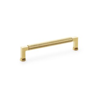 Alexander & Wilks AW819-160-SBPVD Camille Knurled Cabinet Pull Handle - Satin Brass PVD (LEAD TIME: 2-3 DAYS)