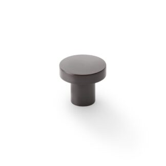 Alexander & Wilks AW821-30-DBZ Hanover Plain Cupboard Knob - Dark Bronze - Knob 30mm (LEAD TIME: 2-3 DAYS)