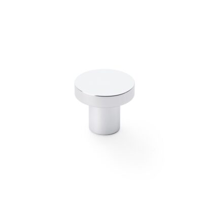 Alexander & Wilks AW821-30-PC Hanover Plain Cupboard Knob - Polished Chrome - Knob 30mm (LEAD TIME: 2-3 DAYS)