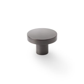 Alexander & Wilks AW821-38-DBZ Hanover Plain Cupboard Knob - Dark Bronze - Knob 38mm (LEAD TIME: 2-3 DAYS)