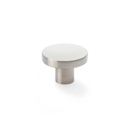 Alexander & Wilks AW821-38-SN Hanover Plain Cupboard Knob - Satin Nickel - Knob 38mm (LEAD TIME: 2-3 DAYS)