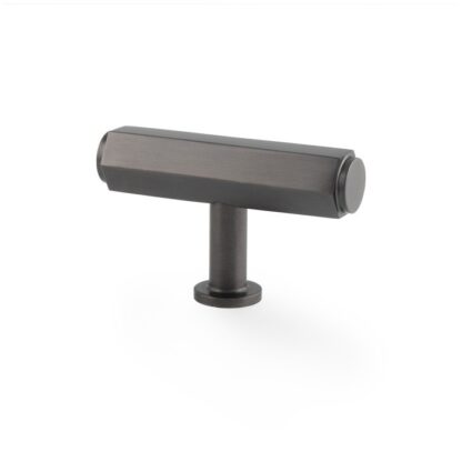 Alexander & Wilks AW829-55-DBZ Vesper Hex T-Bar Cabinet Knob - Dark Bronze (LEAD TIME: 2-3 DAYS)