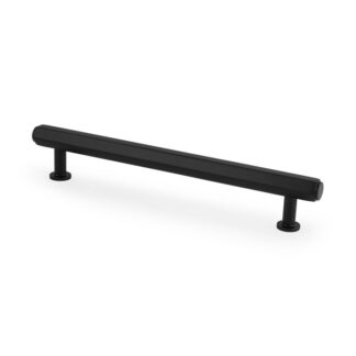 Alexander & Wilks AW830-160-BL Vesper Hex T-Bar Cabinet Pull-Black-160mm C/C (LEAD TIME: 2-3 DAYS)