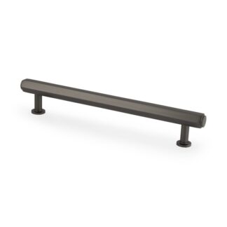 Alexander & Wilks AW830-160-DBZ Vesper Hex T-Bar Cabinet Pull-Dark Bronze-160mm C/C (LEAD TIME: 2-3 DAYS)