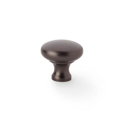 Alexander & Wilks AW836-32-DBZ Wade Round Cupboard Knob - Dark Bronze - 32mm (LEAD TIME: 2-3 DAYS)