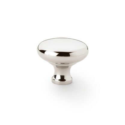 Alexander & Wilks AW836-38-PN Wade Round Cupboard Knob - Polished Nickel - 38mm (LEAD TIME: 2-3 DAYS)