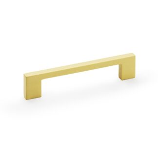 Alexander & Wilks AW837-128-SB Marco Cupboard Pull Handle - Satin Brass - 128mm (LEAD TIME: 2-3 DAYS)