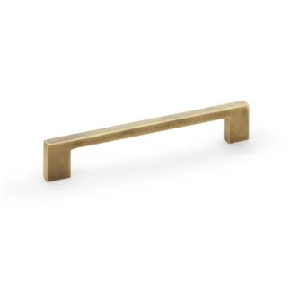 Alexander & Wilks AW837-160-AB Marco Cupboard Pull Handle - Antique Brass - 160mm (LEAD TIME: 2-3 DAYS)