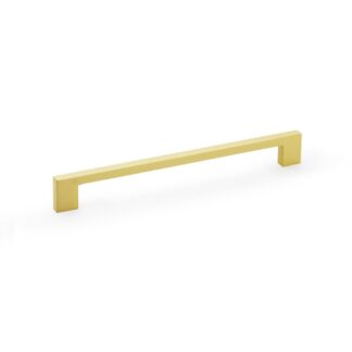 Alexander & Wilks AW837-224-SB Marco Cupboard Pull Handle - Satin Brass - 224mm (LEAD TIME: 2-3 DAYS)