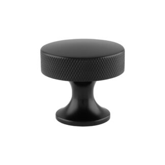 Alexander & Wilks AW841-38-BL Berlin Cupboard Knob - Black - 38mm (LEAD TIME: 2-3 DAYS)