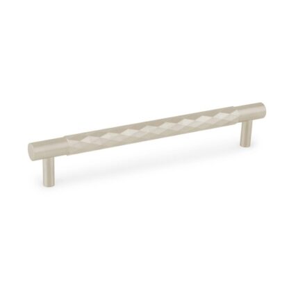 Alexander & Wilks AW846-160-SN DIAMOND CUT CABINET PULL - 160MM C/C - Satin Nickel (LEAD TIME: 2-3 DAYS)
