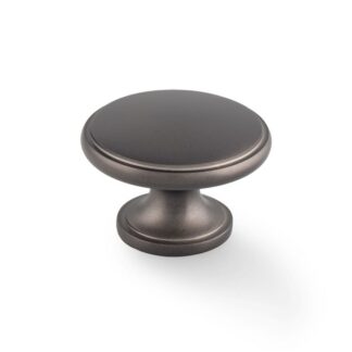 Alexander & Wilks AW849-38-DBZ Cambridge Round Cupboard Knob - Dark Bronze (LEAD TIME: 2-3 DAYS)
