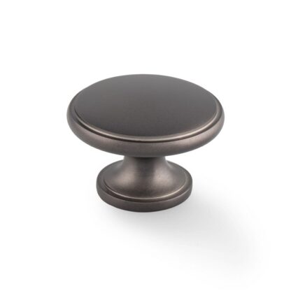 Alexander & Wilks AW849-38-DBZ Cambridge Round Cupboard Knob - Dark Bronze (LEAD TIME: 2-3 DAYS)