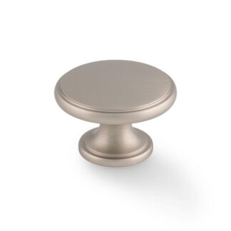 Alexander & Wilks AW849-38-SN Cambridge Round Cupboard Knob - Satin Nickel (LEAD TIME: 2-3 DAYS)