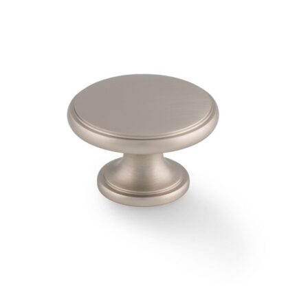 Alexander & Wilks AW849-38-SN Cambridge Round Cupboard Knob - Satin Nickel (LEAD TIME: 2-3 DAYS)
