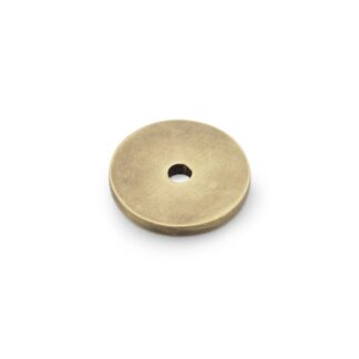Alexander & Wilks AW895-25-ABZ Circular Backplate - Antique Bronze - Diameter 25mm (LEAD TIME: 2-3 DAYS)